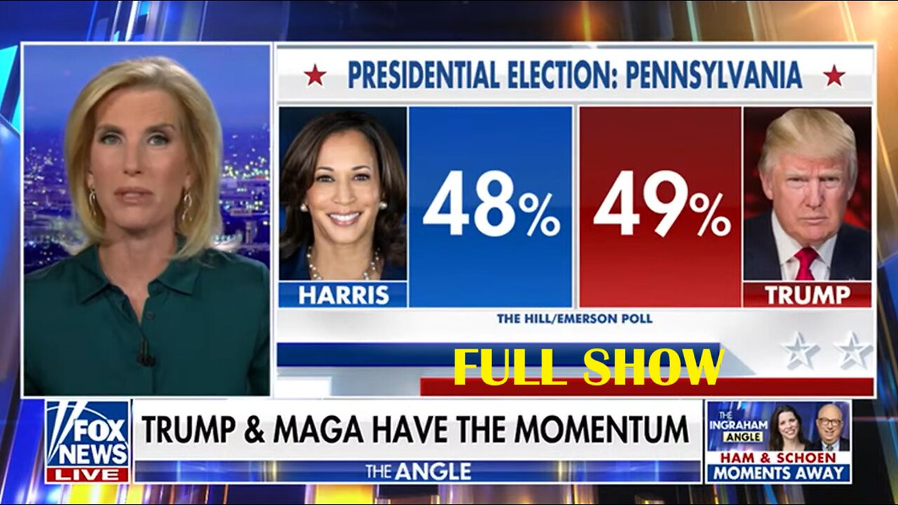 The Ingraham Angle 10/10/24 | Fox Breaking News October 10, 2024