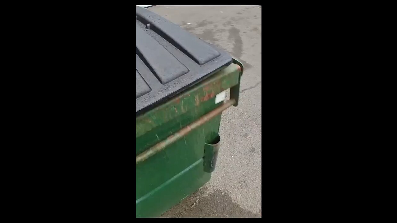 What he found in the dumpster