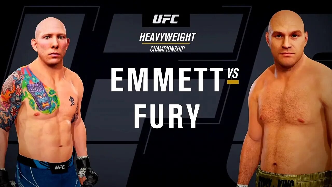 EA Sports UFC 4 Gameplay Tyson Fury vs Josh Emmett