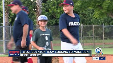 West Boynton Little League Looking To Make Run