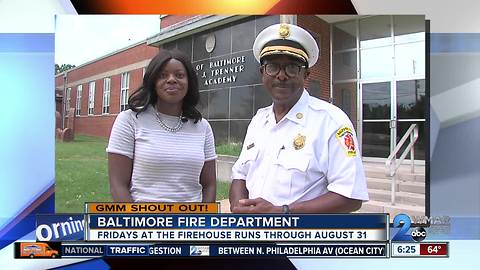 Good morning from the Baltimore City Fire Department!