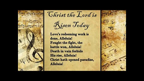 Christ the Lord Is Risen Today | FWBC Hymn with Lyrics