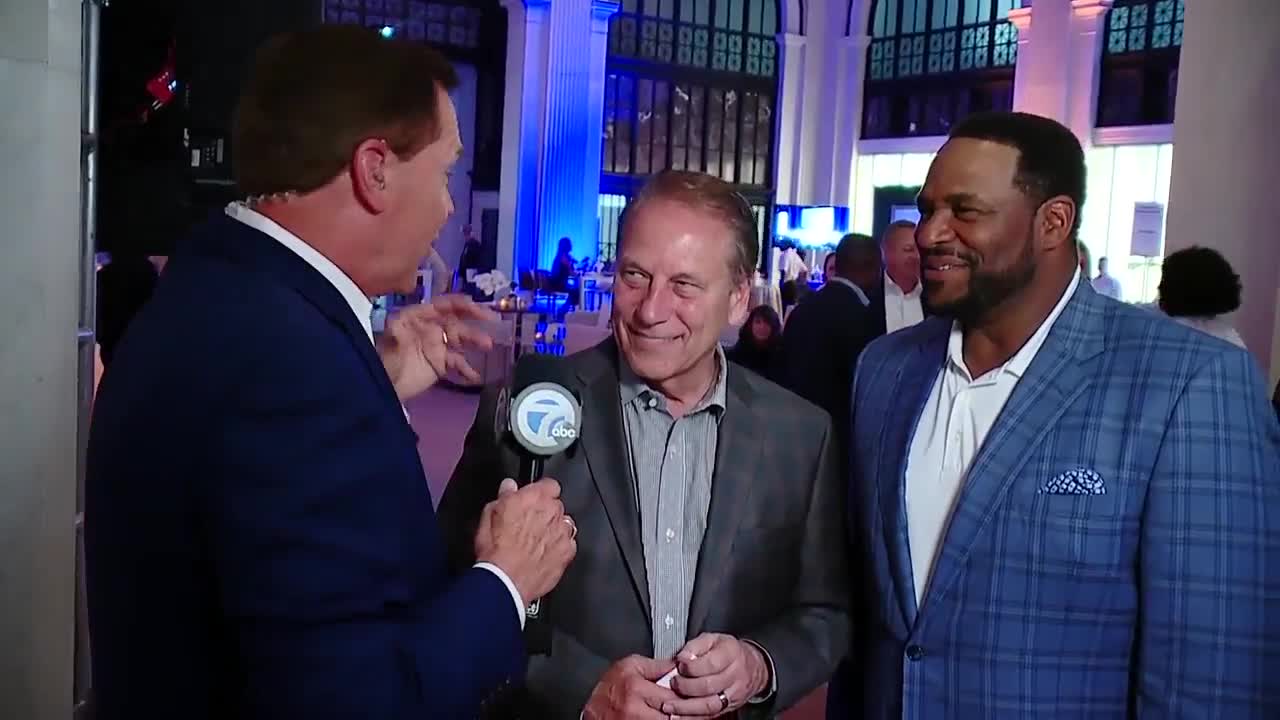 Catching up with Tom Izzo and Jerome Bettis at the Rocket Mortgage Classic