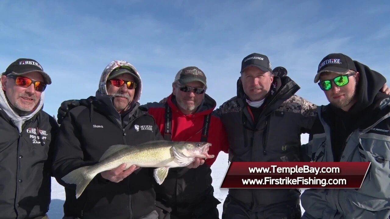 Ice fishing at Temple Bay Lodge w/ the Firstrike Crew #1