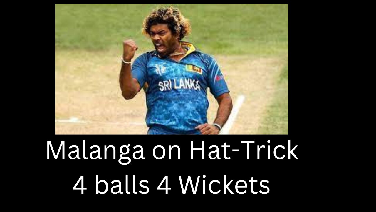 Lasith Malinga's four-ball 4-wicket hat-trick