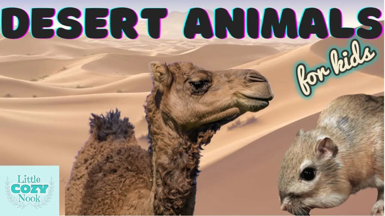 🐪 Desert Animals for Kids 🌵| Educational READ ALOUD for children