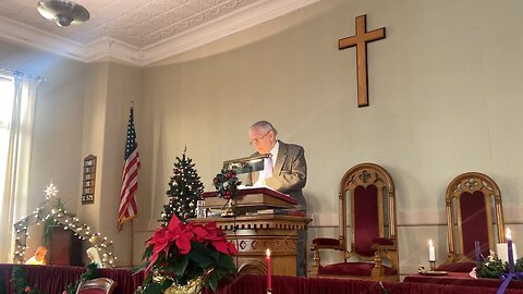 Pastor Jay D. Hobson, Sunday Sermon, Cushman Union Church 12/15/2024