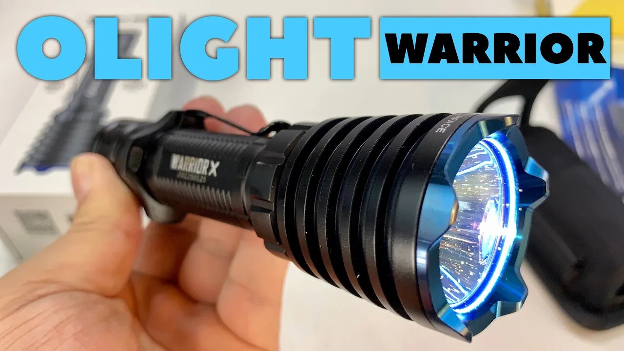 OLIGHT Warrior X 2000 Lumens Tactical Flashlight Review