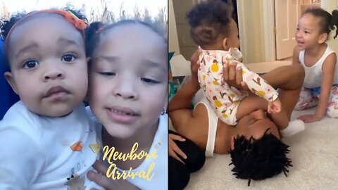 T.I.'s Granddaughter Hunter Uses Him As A Human Chair! 😂