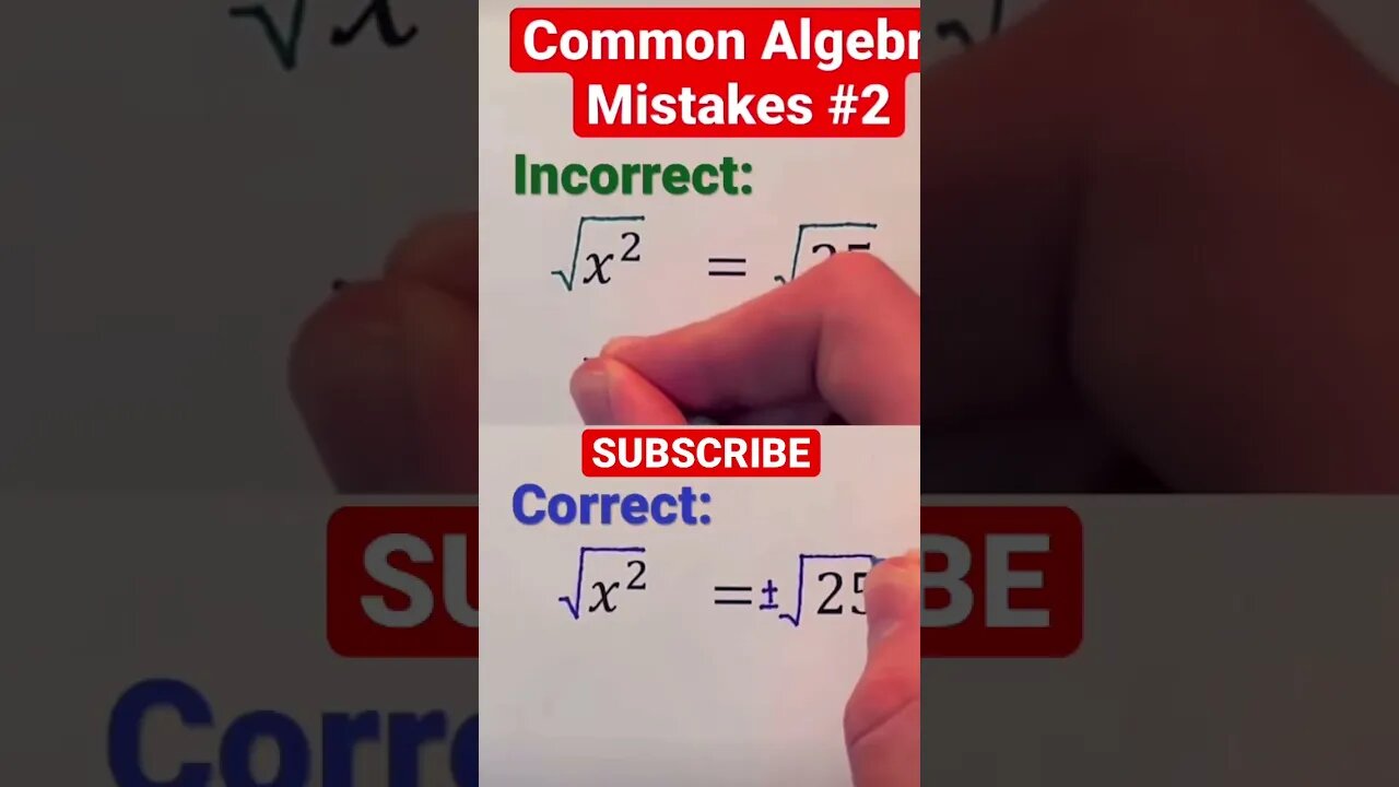 algebra mistake you don’t want to make sat math