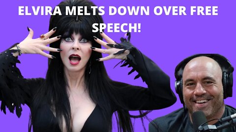 ELVIRA MELTS DOWN OVER FREE SPEECH!