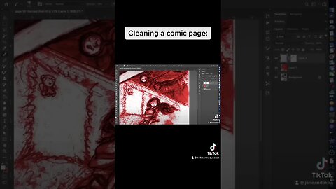 Cleaning a Comic Page: