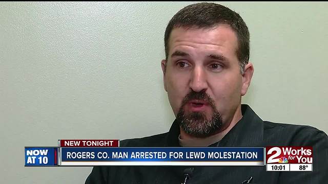 Rogers County man arrested for molesting two boys