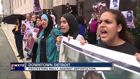 Protestors rally against deportation of Palestinian activist