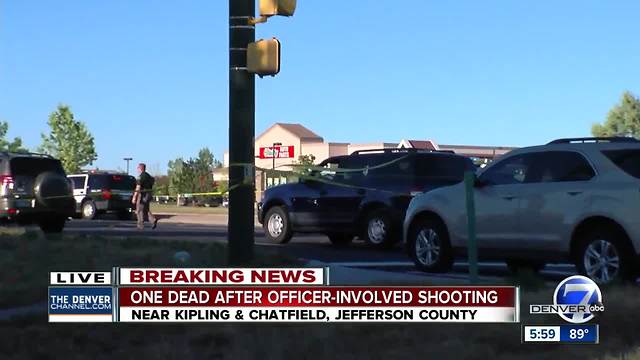 Man dead after deputy-involved shooting near Chatfield Reservoir in Jefferson County