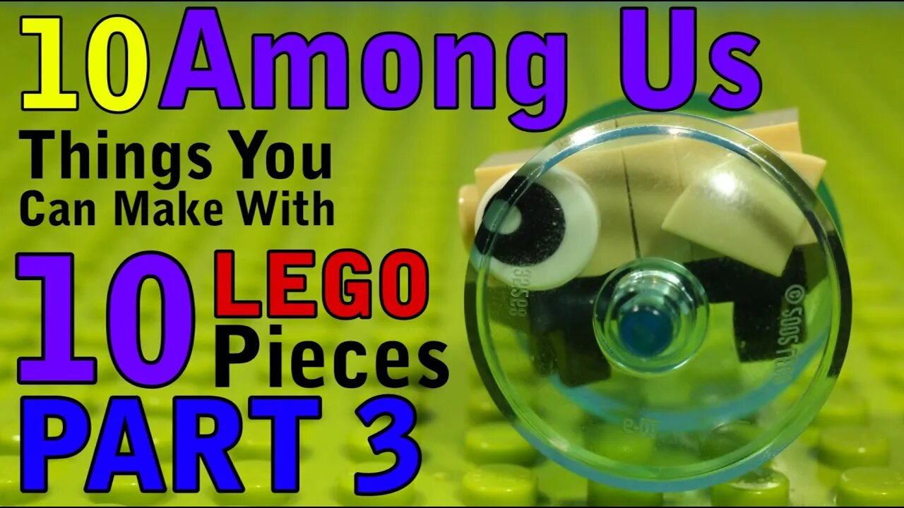 10 Among Us Things You Can Make With 10 Lego Pieces Part 3