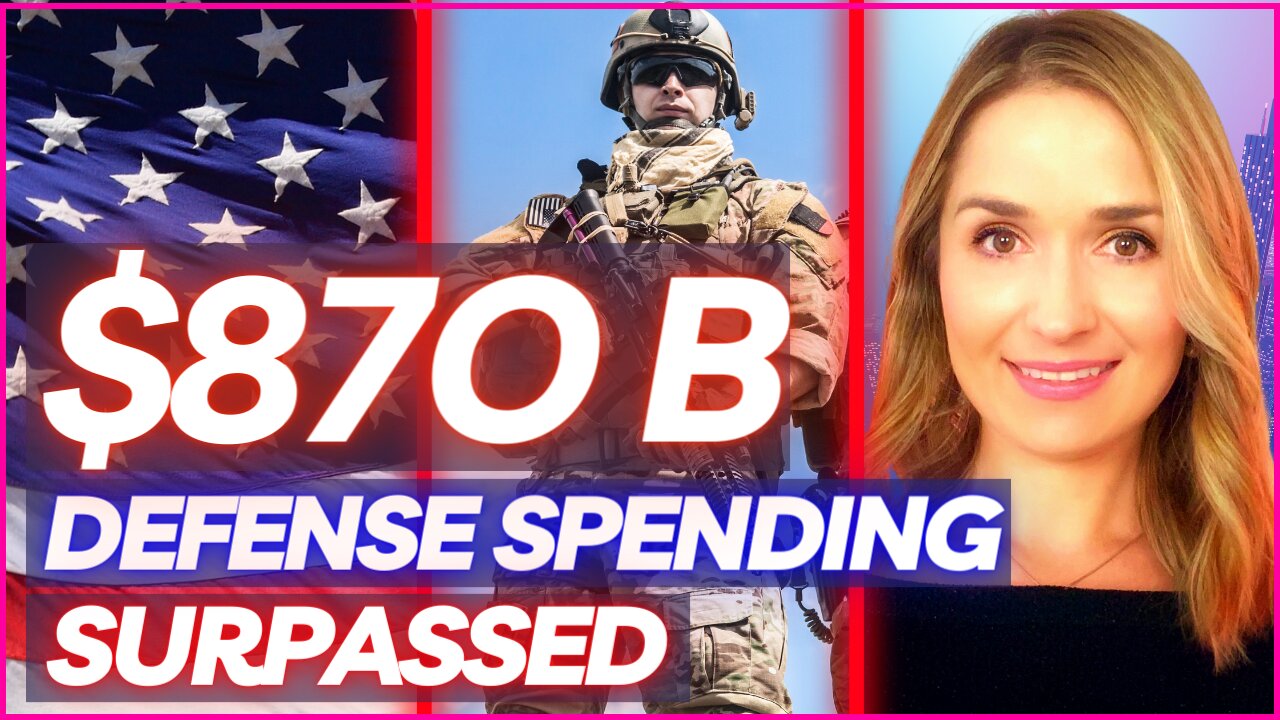 🔴 U.S. $870B In Defense Spending Will Be Surpassed By Interest Cost On Growing $33.8T Debt by 2033