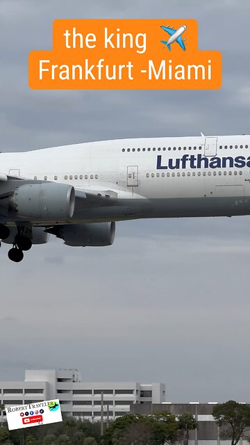The King #king #miami #miamiairport #lufthansa #boeing747 #aviation #aviationlovers #pilot