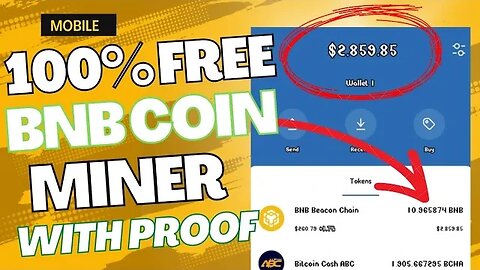 How to mine 2 Free BNB coin on Trust Wallet ever hour (No Investment)