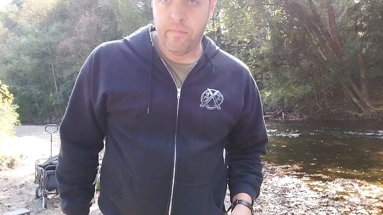 cool pedal my friend Orion made - Patapsco Valley State Park banjo jam