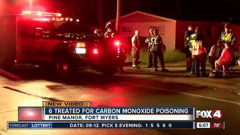 6 treated for carbon monoxide poisoning in Pine Manor