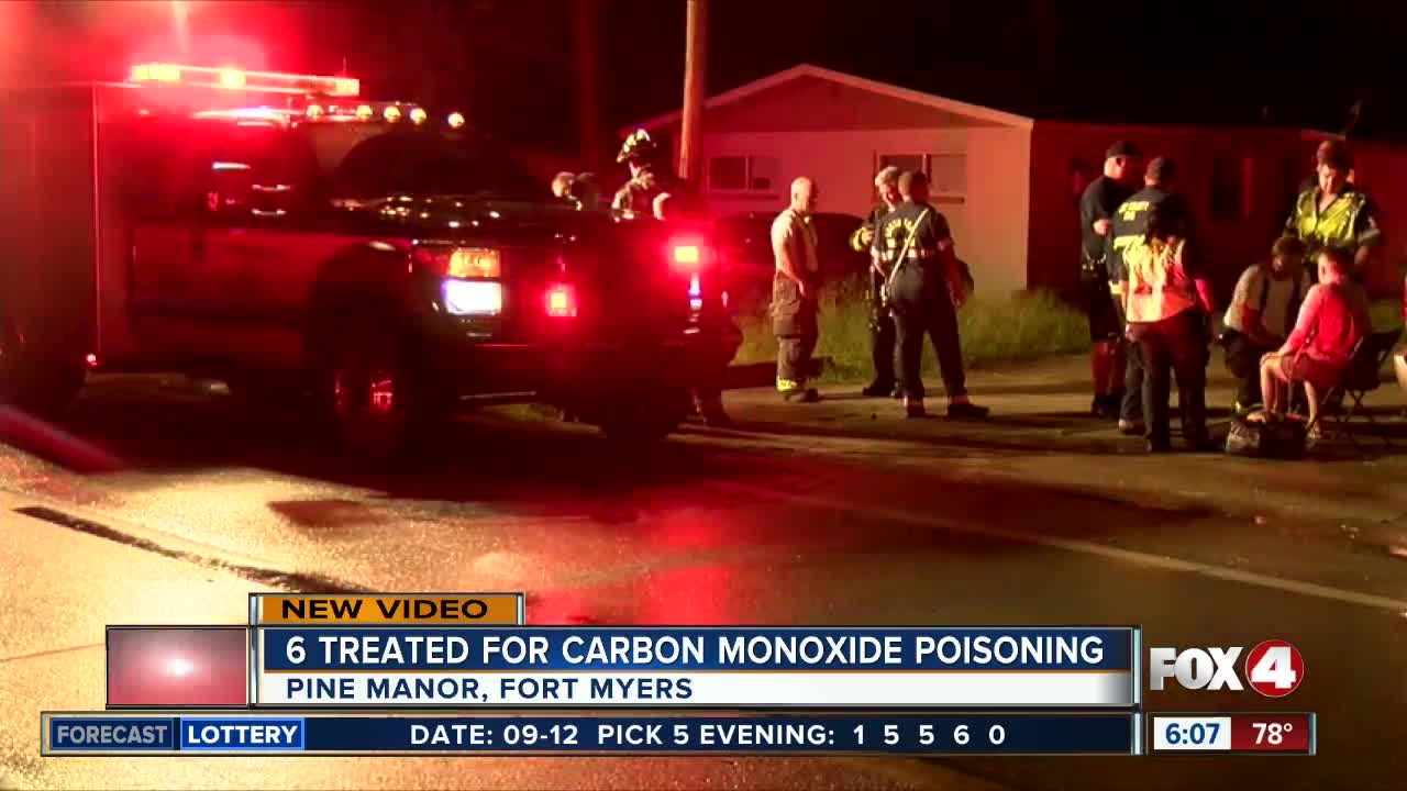 6 treated for carbon monoxide poisoning in Pine Manor