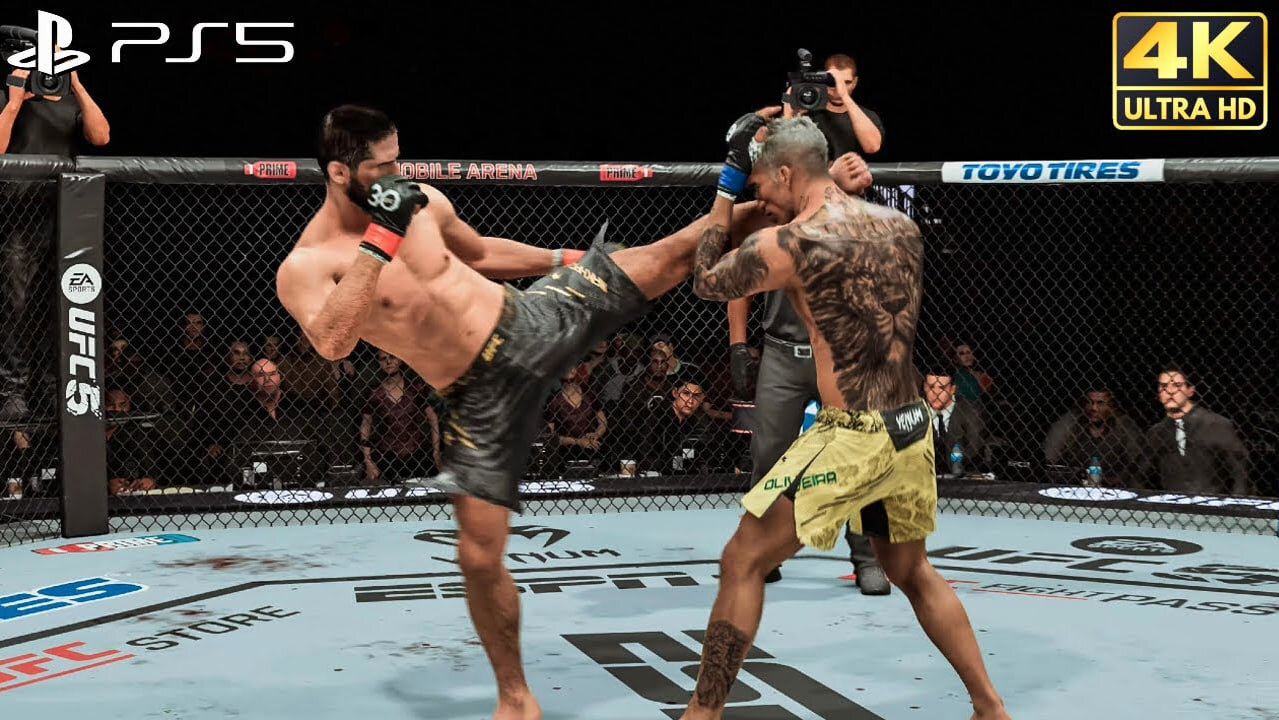 UFC 5 - PS5 Gameplay | Islam Makhachev vs. Charles Oliveira