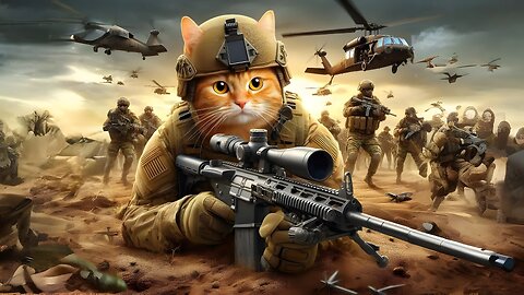 Dad is going to war😭😭#cat #socutekitty #ai