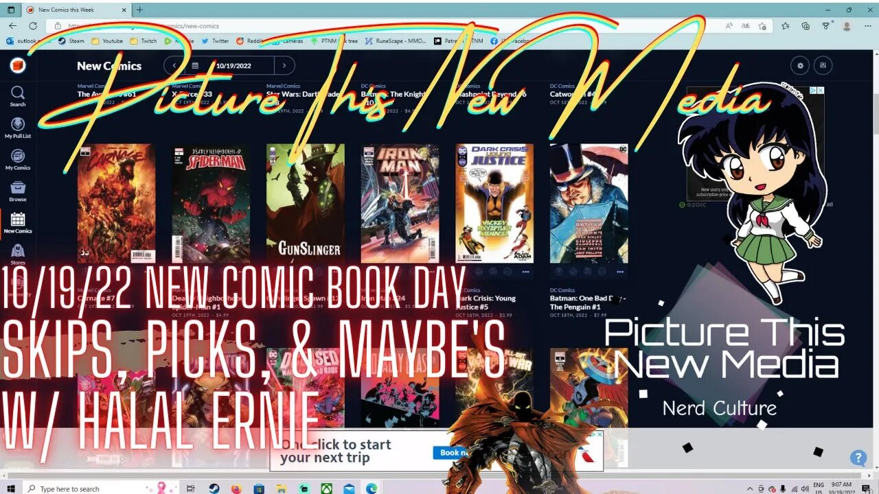10/19/22 New Comic Book Day Skip Its, Pick Its, & Maybe's | PTNM