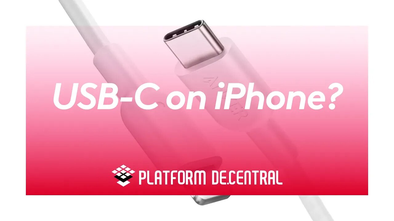 Why doesn't iPhone have USB-C instead of lightning?