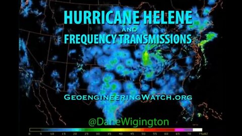 Dane W i g i n g t o n Heads Geoengineering Watch, Give Grim Report On Helene