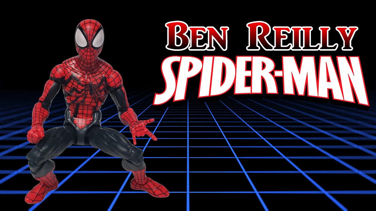 Ben Reilly Spiderman Retro Card - Marvel Legends Review