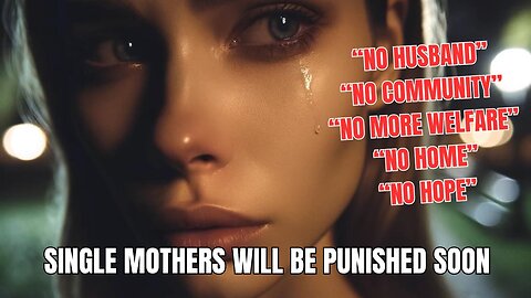 New Law will Soon Punish Single Mothers for Destroying Their Communities