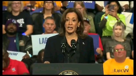 Kamala's teleprompter went down and so did she pun intended she's nothing more than a puppepuppet