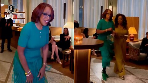 Gayle King Is Shocked After Oprah Throws Her A Star-Studded Surprise 70th B-Day Party! 😱