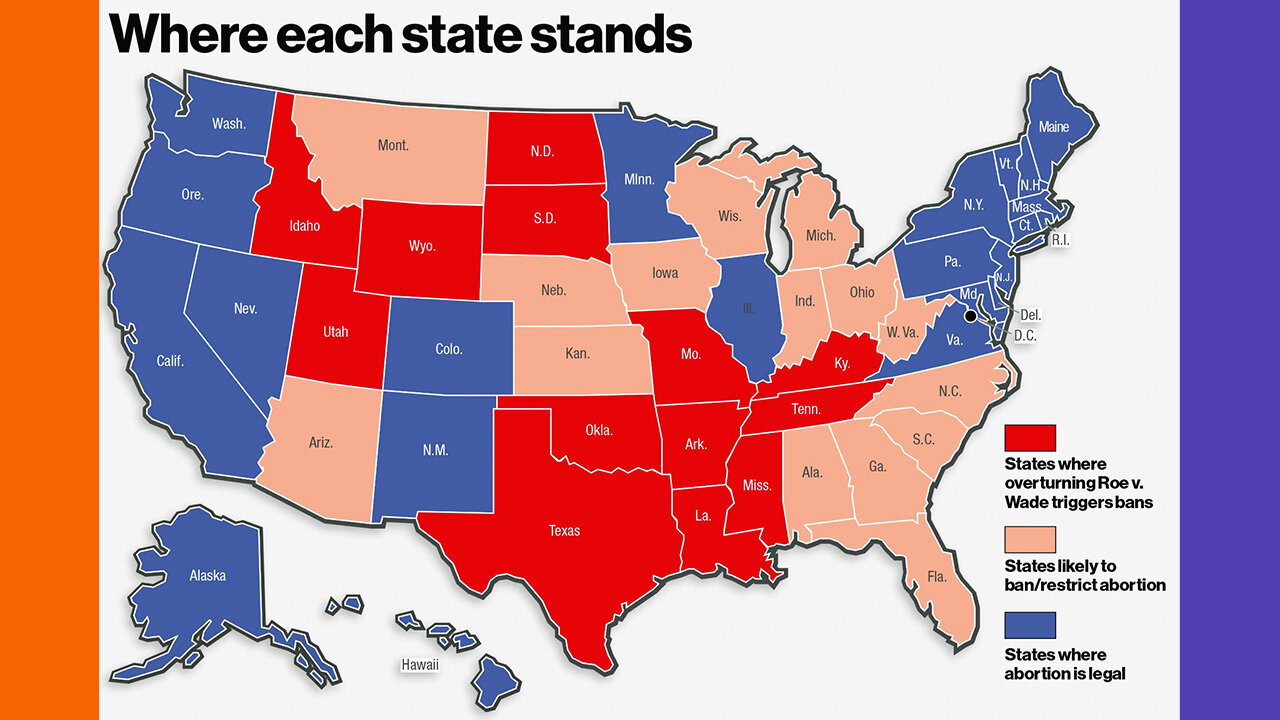 How State Abortion Laws Will Change After Roe v Wade Overturn