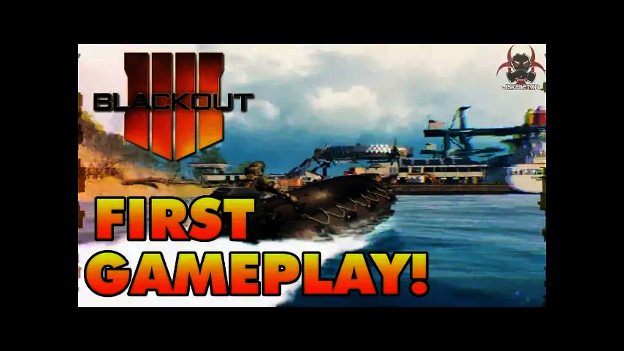 Black Ops 4 BLACKOUT First Ever Gameplay! (Nuketown, Zombies, Skydiving, Vehicles, Weapons, & More)