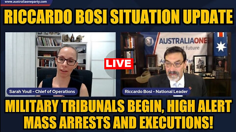 Riccardo Bosi HUGE intel 10/23/24: Military Tribunals Begin - By MICHAEL JACO CHARLIE WARRD