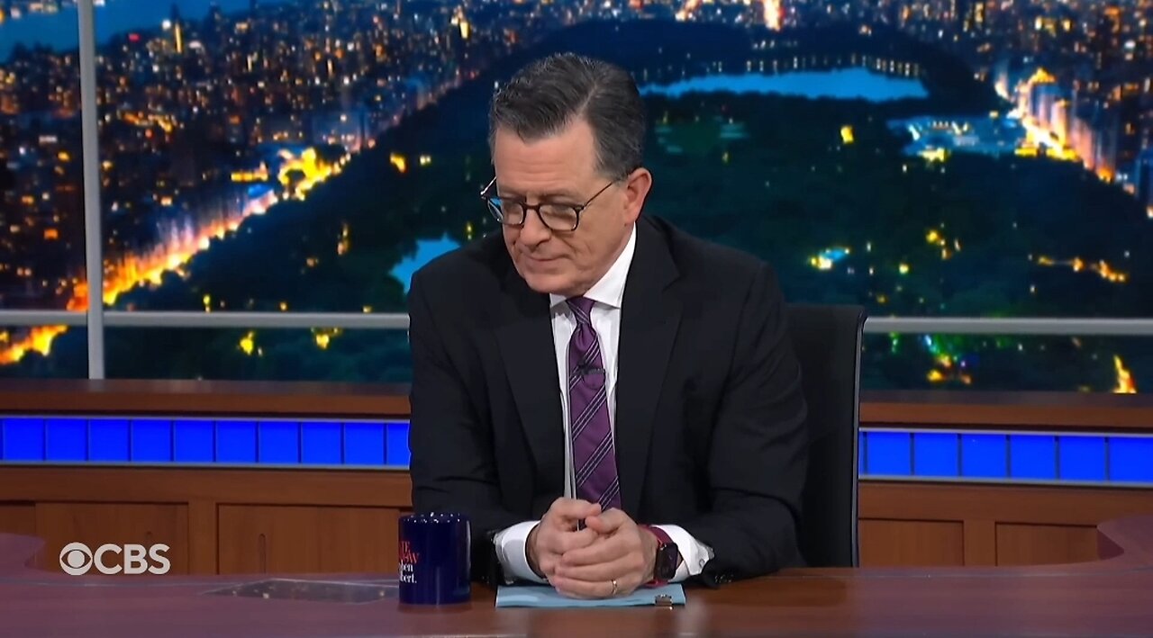 Stephen Colbert On The Verge Of Tears After Trump's Win