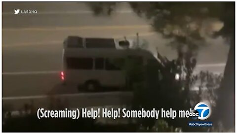 Caught On Video! Screaming Woman Abducted in Newhall, Ca!