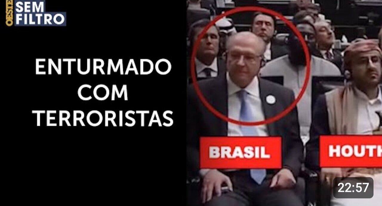 Brasil humilhado: Alckmin aparece em foto junto com terroristas e integrante do Hamas morto