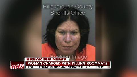 Woman charged with stabbing her roommate to death in Tampa
