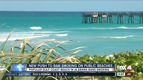 Alabama bans smoking on public beach, Florida could be next