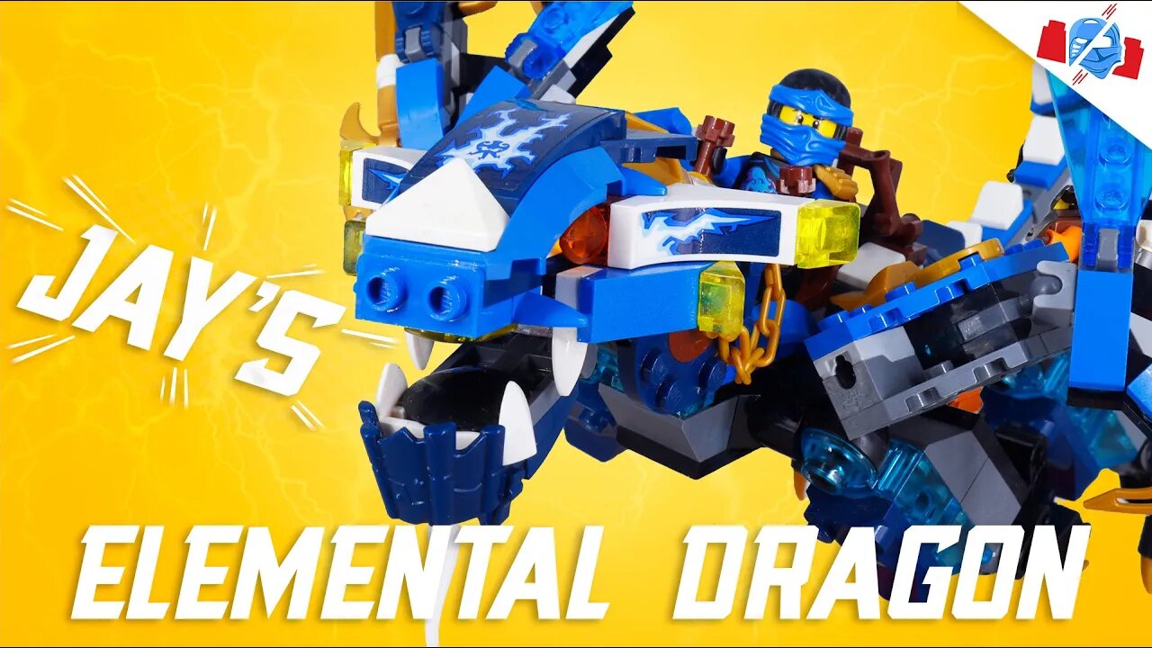 LEGO Ninjago Jay's Elemental Dragon Review! Bursting with Pure Elemental Energy