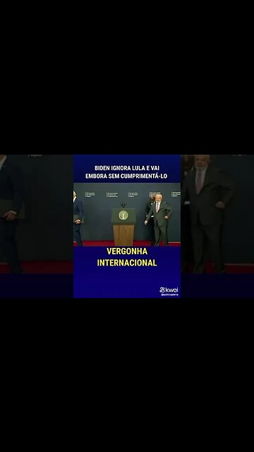 BIDEN IGNORA LULA.