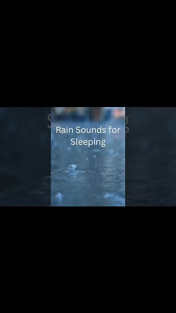 Rain Sounds for Sleeping/Rain and Thunder Sounds for Sleeping/#shorts