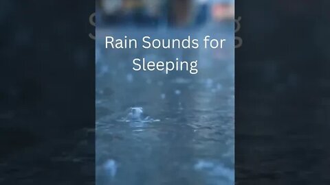 Rain Sounds for Sleeping/Rain and Thunder Sounds for Sleeping/#shorts