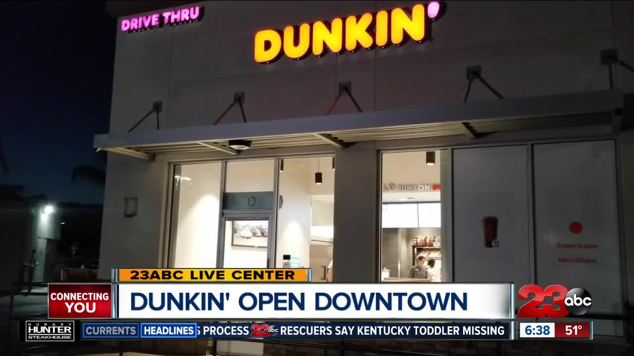 Dunkin' opens downtown