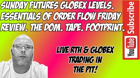 Essentials Order Flow Fall 2022 - GLOBEX Prep and Friday Order Flow Review - The Pit Futures Trading