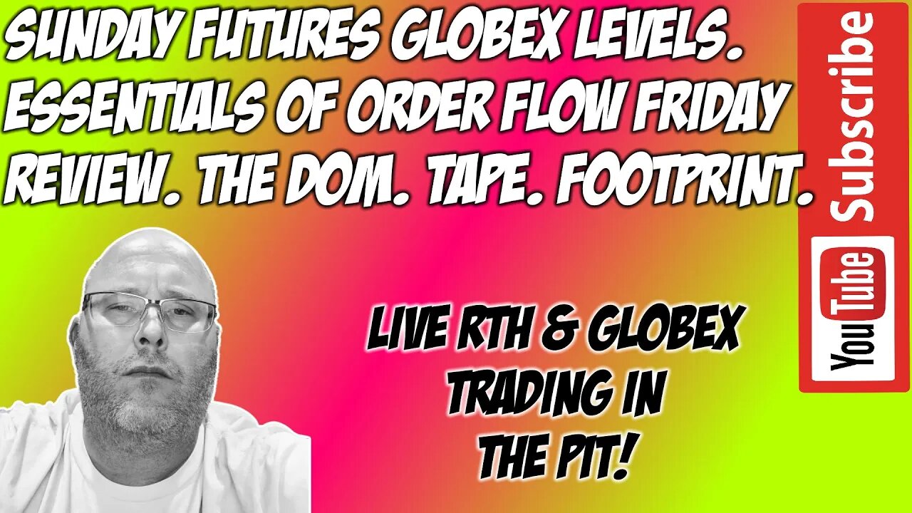 Essentials Order Flow Fall 2022 - GLOBEX Prep and Friday Order Flow Review - The Pit Futures Trading